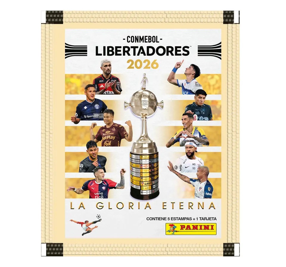 Packs 50 sobres Colección Conmebol Libertadores 2026