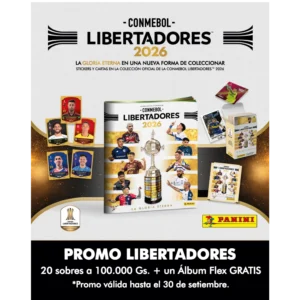 Libertadores 20 sobres + Un Álbum Libertadores 2026