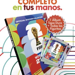 Kit Completo Mundial FIFA 2026 - Álbum Tapa Dura + Set Completo (Sin Coca-Cola)